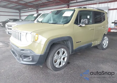 2015 Jeep Renegade Limited from USA, damaged, VIN ZACCJBDTXFPC08304